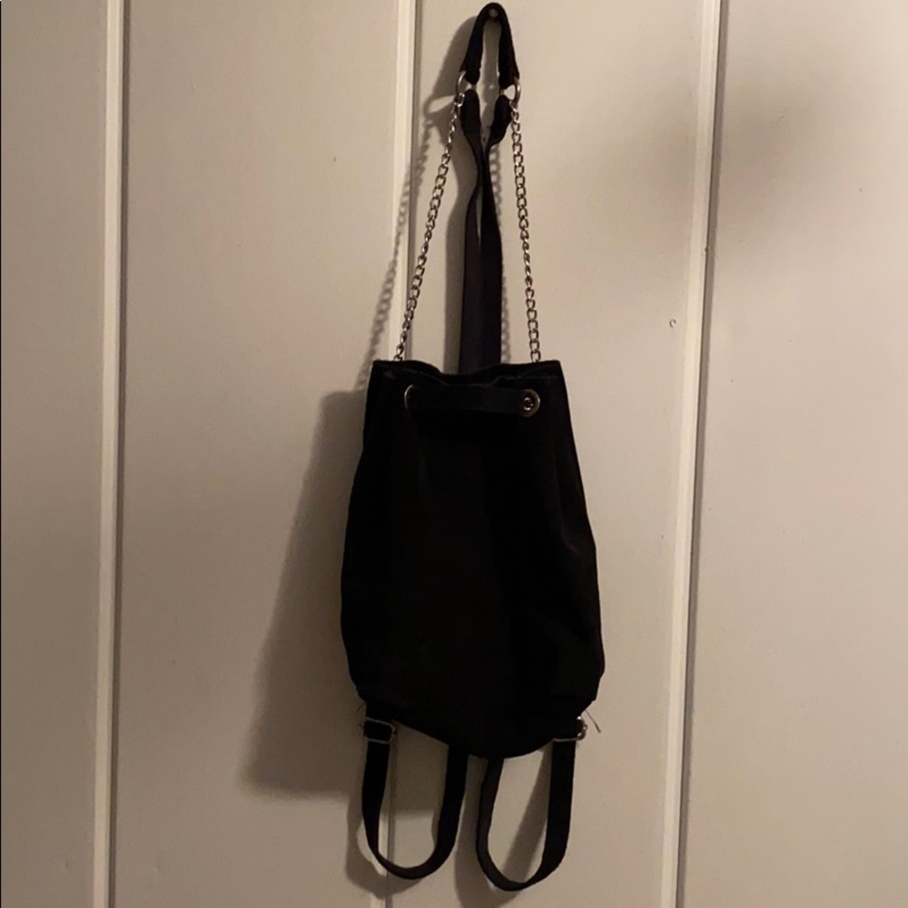 Urban Outfitters slouchy suede backpack